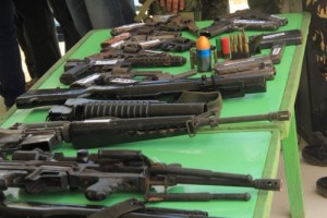 Maguindanao town yields 25 loose firearms to Army